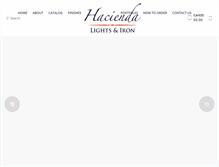 Tablet Screenshot of haciendalights.com